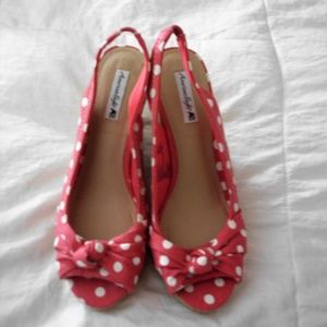 Womens Espradilles with wedge heel Size 8W